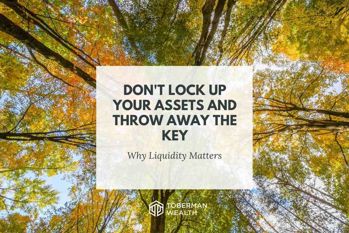 Don't Lock Up Your Assets And Throw Away The Key: Why Liquidity Matters