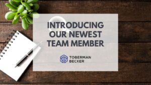 Introducing Toberman Becker Wealth's newest team member