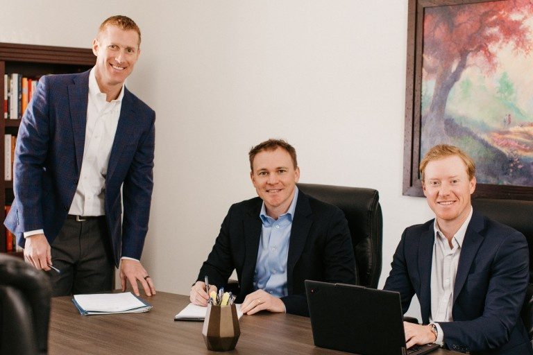 Fee-only financial advisors Craig Toberman, Michael Becker and Mike Holtz